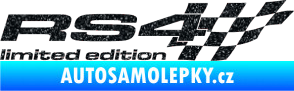Samolepka RS4 limited edition pravá Ultra Metalic černá