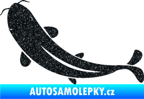 Samolepka Ryba 001 levá Ultra Metalic černá