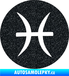 Samolepka Ryby 001 - horoskop Ultra Metalic černá