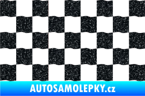 Samolepka Šachovnice 003 Ultra Metalic černá