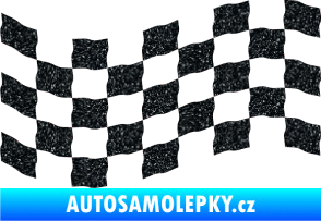 Samolepka Šachovnice 008 Ultra Metalic černá