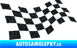 Samolepka Šachovnice 013 Ultra Metalic černá