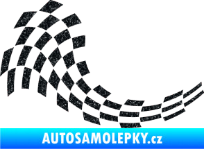 Samolepka Šachovnice 027 Ultra Metalic černá