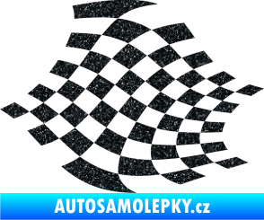 Samolepka Šachovnice 032 Ultra Metalic černá