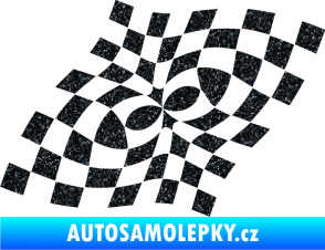 Samolepka Šachovnice 043 Ultra Metalic černá