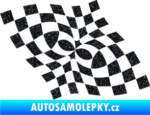 Samolepka Šachovnice 044 Ultra Metalic černá