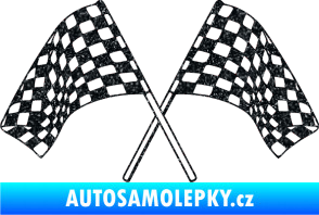 Samolepka Šachovnice 064 Ultra Metalic černá