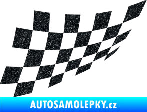 Samolepka Šachovnice 080 Ultra Metalic černá