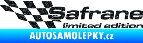 Samolepka Safrane limited edition levá Ultra Metalic černá