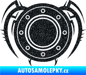 Samolepka Samolepka na víčko od nádrže 001 Ultra Metalic černá