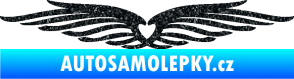 Samolepka Samolepka na zadní okno 002 srdce Ultra Metalic černá