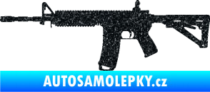 Samolepka Samopal 004 levá Ultra Metalic černá