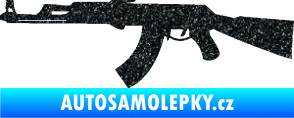 Samolepka Samopal 005 levá Ultra Metalic černá