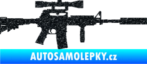 Samolepka Samopal 006 pravá Ultra Metalic černá