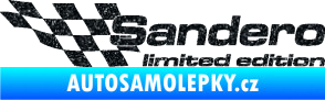Samolepka Sandero limited edition levá Ultra Metalic černá