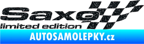 Samolepka Saxo limited edition pravá Ultra Metalic černá