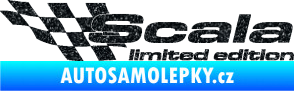 Samolepka Scala limited edition levá Ultra Metalic černá