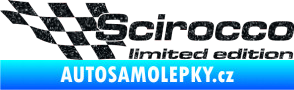 Samolepka Scirocco limited edition levá Ultra Metalic černá