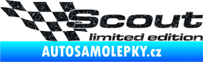 Samolepka Scout limited edition levá Ultra Metalic černá