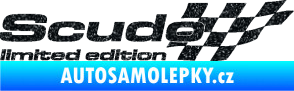 Samolepka Scudo limited edition pravá Ultra Metalic černá