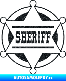 Samolepka Sheriff 004 Ultra Metalic černá