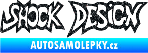 Samolepka Shock design Ultra Metalic černá