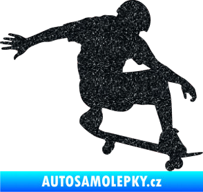 Samolepka Skateboard 012 pravá Ultra Metalic černá