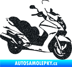 Samolepka Skůtr pravá Ultra Metalic černá