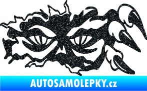 Samolepka Šmírák 002 levá Ultra Metalic černá