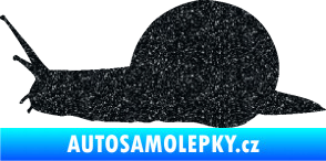 Samolepka Šnek 001 levá Ultra Metalic černá