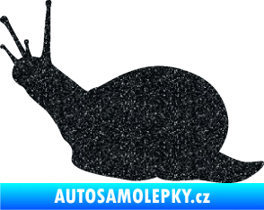 Samolepka Šnek 002 levá Ultra Metalic černá