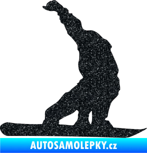 Samolepka Snowboard 011 pravá Ultra Metalic černá
