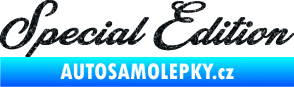 Samolepka Special edition 003 nápis Ultra Metalic černá