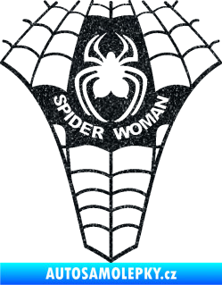 Samolepka Spider woman pavoučí žena Ultra Metalic černá