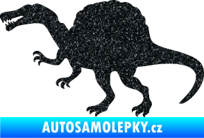 Samolepka Spinosaurus 001 levá Ultra Metalic černá