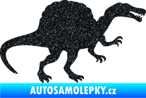 Samolepka Spinosaurus 001 pravá Ultra Metalic černá