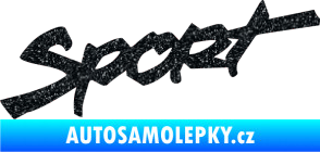 Samolepka Sport 001 Ultra Metalic černá