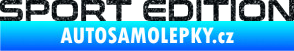 Samolepka Sport edition 006 nápis Ultra Metalic černá
