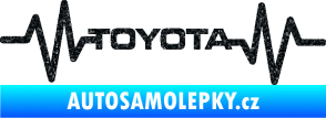 Samolepka Srdeční tep 022 toyota Ultra Metalic černá