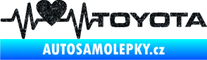 Samolepka Srdeční tep 023 pravá toyota Ultra Metalic černá