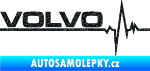 Samolepka Srdeční tep 037 levá Volvo Ultra Metalic černá