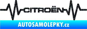 Samolepka Srdeční tep 057 Citroen Ultra Metalic černá