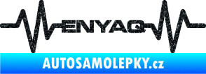 Samolepka Srdeční tep 063 Enyaq Ultra Metalic černá