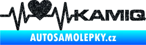 Samolepka Srdeční tep 066 pravá Kamiq Ultra Metalic černá