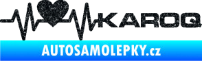 Samolepka Srdeční tep 068 pravá Karoq Ultra Metalic černá