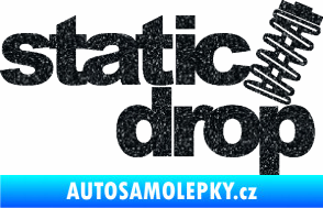 Samolepka Static drop 001 JDM styl Ultra Metalic černá