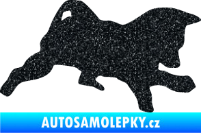 Samolepka Štěňátko 002 pravá německý ovčák Ultra Metalic černá