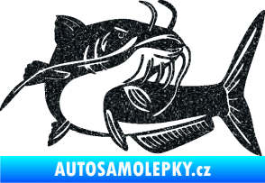 Samolepka Sumec 001 pravá Ultra Metalic černá