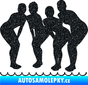 Samolepka Synchronizované plavání 001 tým Ultra Metalic černá