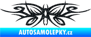 Samolepka Tetování 111 motýl Ultra Metalic černá